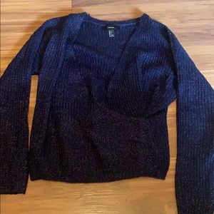 navy blue sweater